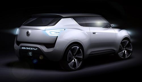 e XIV concept 2 at SsangYong e XIV Concept Announced For Paris Debut