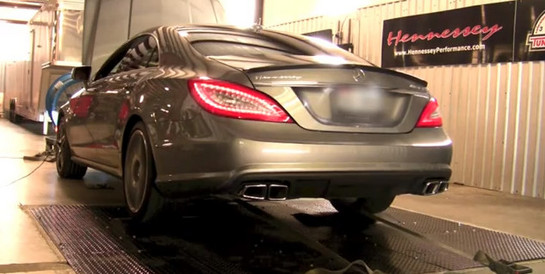 henn cls at Hennessey Mercedes CLS63 AMG On Dyno   Video