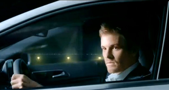 nico a class at Nico Rosberg In New Mercedes A Class Commercial 