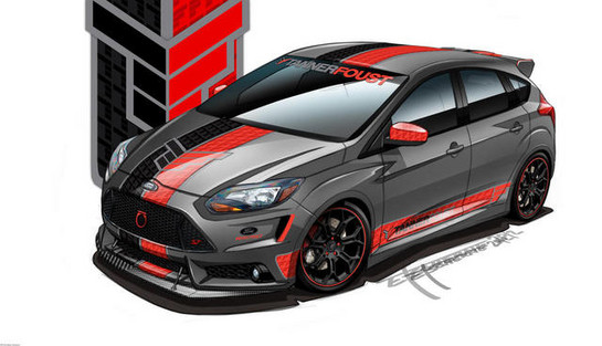 Custom Ford Focus ST 3 at Five Custom Ford Focus ST Coming To 2012 SEMA