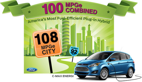 Ford C MAX Energi at Ford C MAX Energi Rated at 108 MPGe