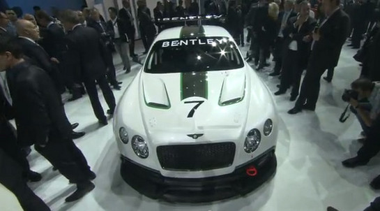 GT3 Conti at Bentley Continental GT3 Intro at Paris Motor Show