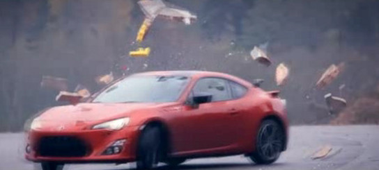 GT86 Takes The Moose Test 2 at Toyota GT86 Takes The Moose Test Like A Boss
