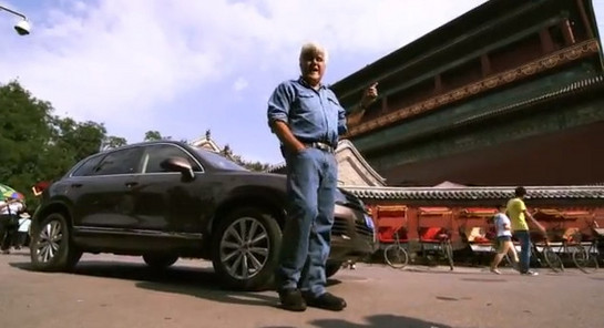 Jay Leno Drives VW Touareg at Jay Leno Drives VW Touareg Through Beijing