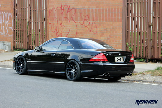 Mercedes CL65 AMG W215 3 at Mercedes CL65 AMG W215 With Rennen Wheels
