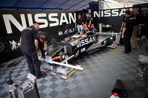 Nissan DeltaWing repaired 2 at Petit Le Mans: Nissan DeltaWing Repaired