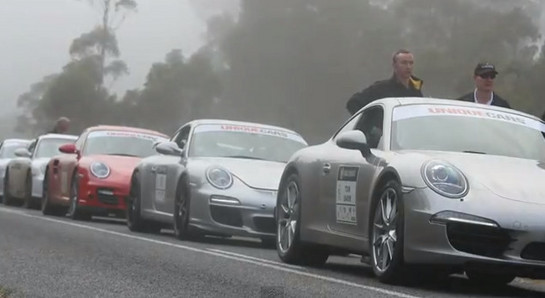 Porsche targa tasmania at Porsche Targa Tasmania Tour Highlights   Video