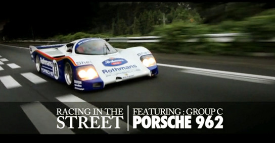 Road Legal Porsche 962 at Video: Road Legal Porsche 962 In Japan