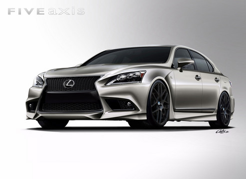 SEMALexusFiveAxisProjectLS001 at Five Axis Lexus LS For SEMA Revealed Further
