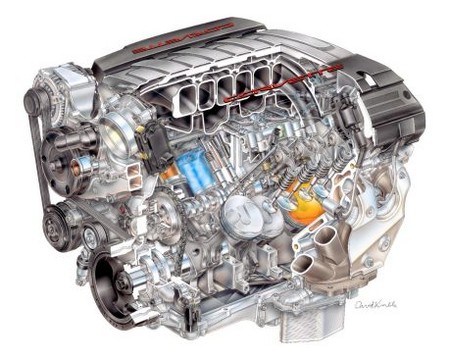 corvette c7 engine at Official: 2014 Corvette To Get New V8 Engine