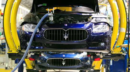 factory maserati at A Look Inside Maserati Factory