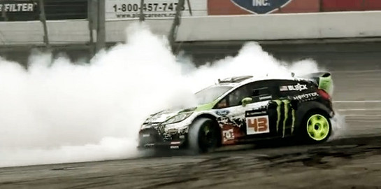 ken block awd drift 1 at Ken Block AWD Drift Madness   Video