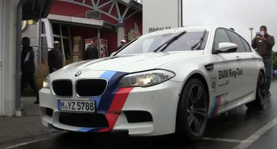 BMW M5 Ring Taxi at Up Close With BMW M5 Ring Taxi   Video