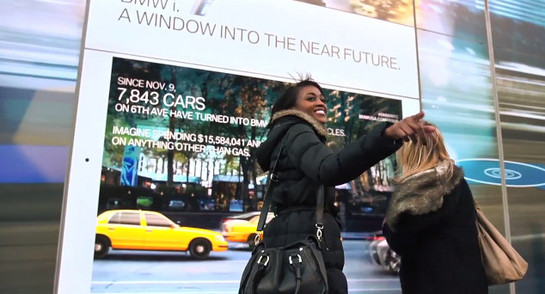 BMW i Window2 at BMW i Window Wows New Yorkers   Video