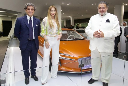 J Lo Audi Dealer 1 at Jennifer Lopez Opens Worlds Largest Audi Showroom In Dubai