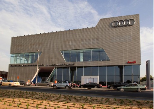 J Lo Audi Dealer 3 at Jennifer Lopez Opens Worlds Largest Audi Showroom In Dubai