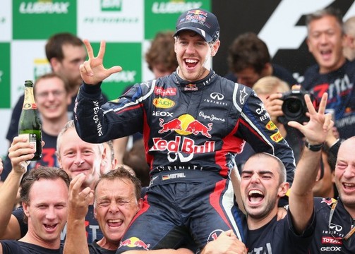 Sebastian Vettel third title at Sebastian Vettel Clinches Third F1 World Title