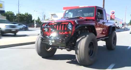 VWerks Red Jacket Jeep 1 at Jay Leno Checks Out VWerks Red Jacket Jeep