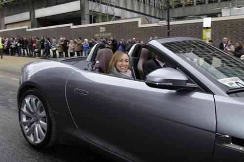 f type jessica  at Jaguar F Type UK Debut With Jessica Ennis   Video