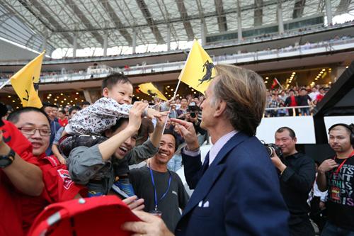 ferrari china anniversary 1 at Ferraris 20th Anniversary In China Celebrated With Large Parade