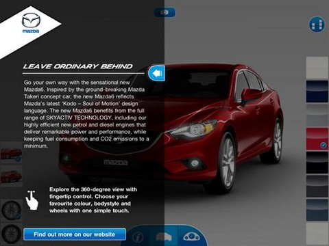 mazda6 app at 2013 Mazda6 Gets Configurator App