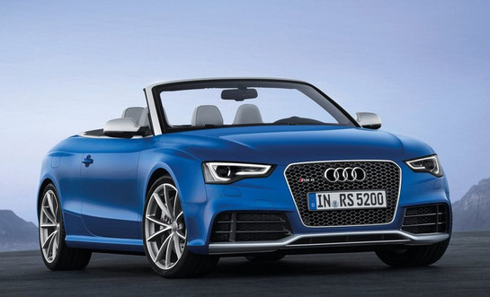 Audi RS5 Cabriolet at Audi RS5 Cabriolet In Action + New Pictures