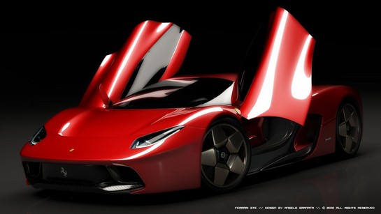 Ferrari GTE Concept 2 at Renderings: Ferrari GTE Concept
