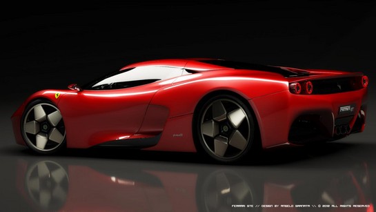 Ferrari GTE Concept 5 at Renderings: Ferrari GTE Concept