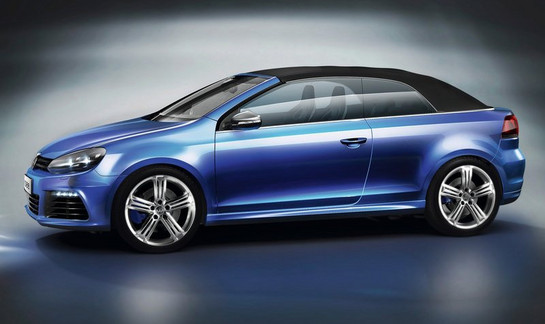 Golf R Cab 1 at VW Golf R Cabriolet Revealed In Video