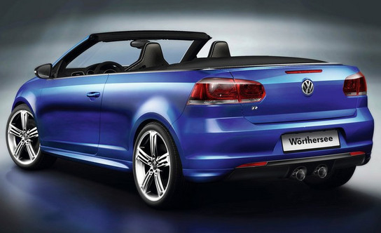 Golf R Cab 2 at VW Golf R Cabriolet Revealed In Video