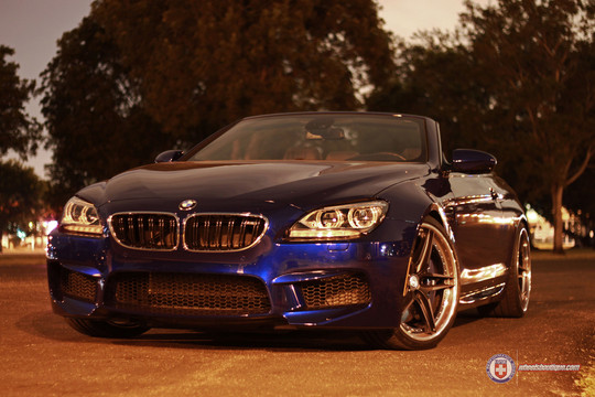 M6 Convertible On HRE 1 at 2013 BMW M6 Convertible On HRE Wheels