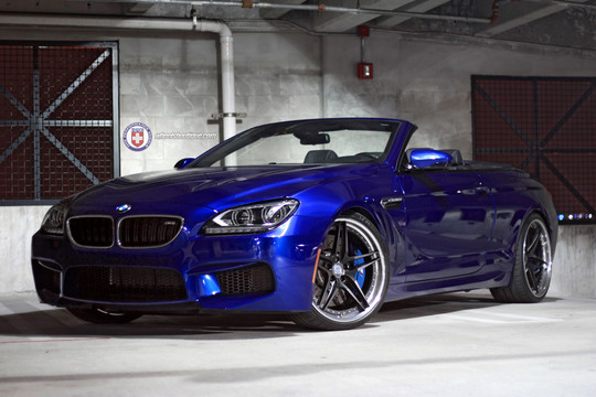 M6 Convertible On HRE 2 at 2013 BMW M6 Convertible On HRE Wheels