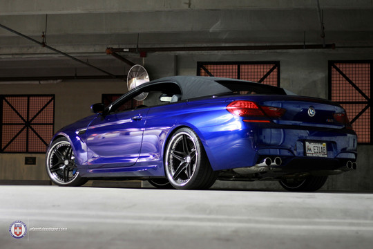 M6 Convertible On HRE 3 at 2013 BMW M6 Convertible On HRE Wheels