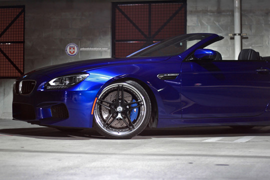 M6 Convertible On HRE 4 at 2013 BMW M6 Convertible On HRE Wheels