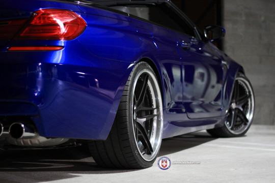 M6 Convertible On HRE 5 at 2013 BMW M6 Convertible On HRE Wheels