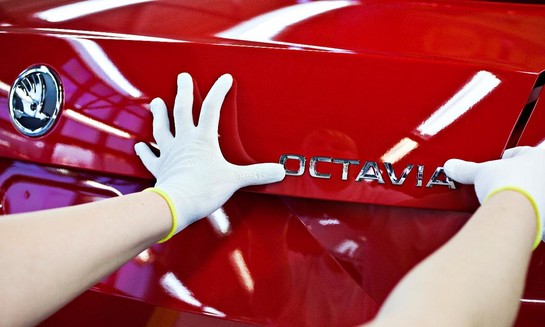New Skoda Octavia 2 at New Skoda Octavia Enters Series Production