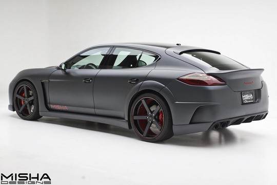 Porsche Panamera body kit Misha Designs GTM wide body kit 5 at Misha Design Porsche Panamera GTM Revealed In Full