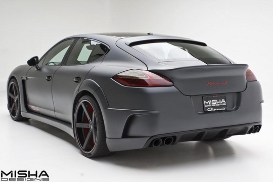 Porsche Panamera body kit Misha Designs GTM wide body kit 6 at Misha Design Porsche Panamera GTM Revealed In Full