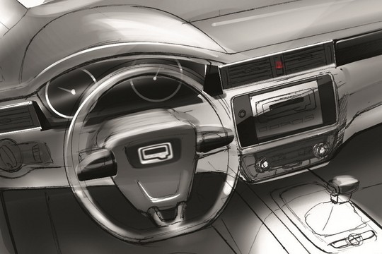 Qoros Auto 3 at Qoros Sedan Design Sketches Revealed