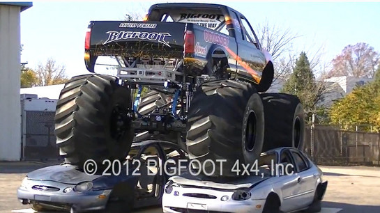electric bigfoot at BIGFOOTs Electric Monster Truck Is Crushingly Awesome