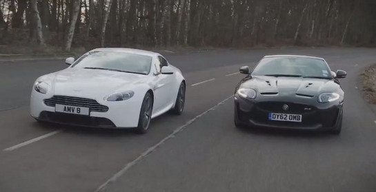 jag vs aston at Comparison Test: Jaguar XKR S vs Aston V8 Vantage