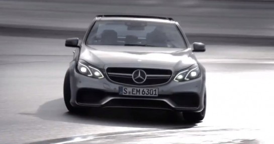 2014 Mercedes E63 AMG 545x287 at 2014 Mercedes E63 AMG Family Showcased in Video
