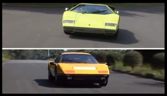 Countach vs 512 545x314 at Fun with Old Timers: Lamborghini Countach vs Ferrari 512