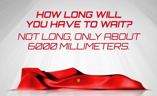 Ferrari F1 teaser1 545x332 at Ferrari to Unveil 2013 F1 Car on February 1
