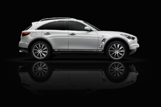 Infiniti FX Black and White Edition 2 545x362 at Infiniti FX Black and White Edition Revealed
