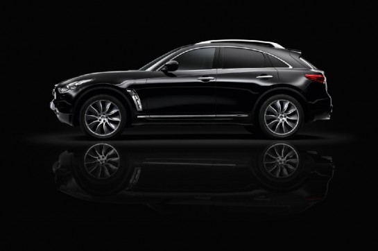 Infiniti FX Black and White Edition 3 545x362 at Infiniti FX Black and White Edition Revealed