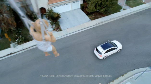 Kia Sorento Ad1 at Kia Sorento Space Babies Commercial Released