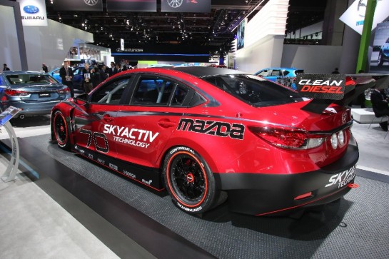 Mazda6 Skyactiv D Race Car 2 545x363 at NAIAS 2013: Mazda6 SKYACTIV D Race Car