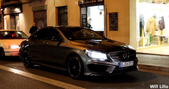 Mercedes CLA 545x288 at Scooped: First Mercedes CLA on the Road