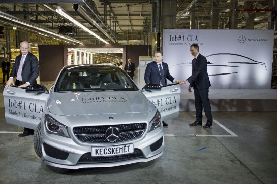 Mercedes CLA Production 545x363 at Mercedes CLA Production Begins in Hungary